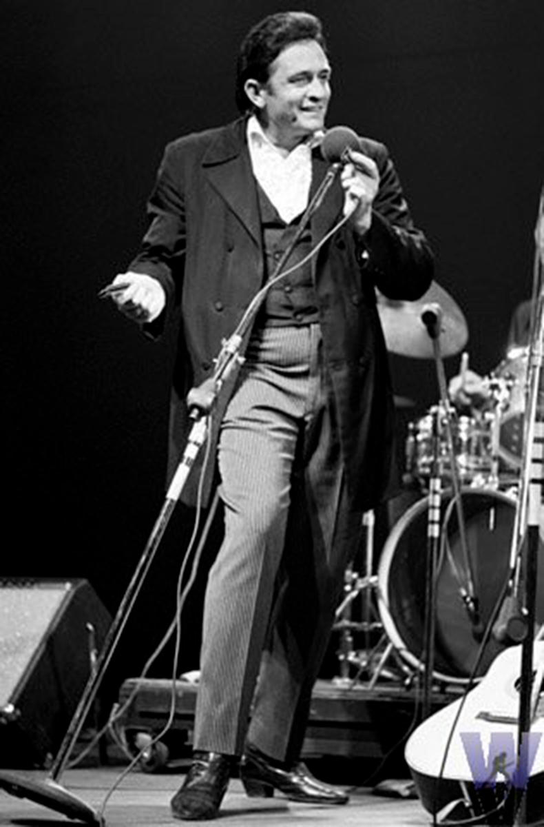 Johnny Cash Vintage Concert Photo Fine Art Print from