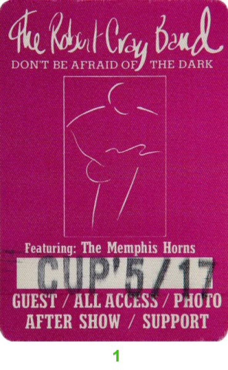 Robert Cray Band Backstage Pass From Fillmore Auditorium May 17 1997 At Wolfgang S