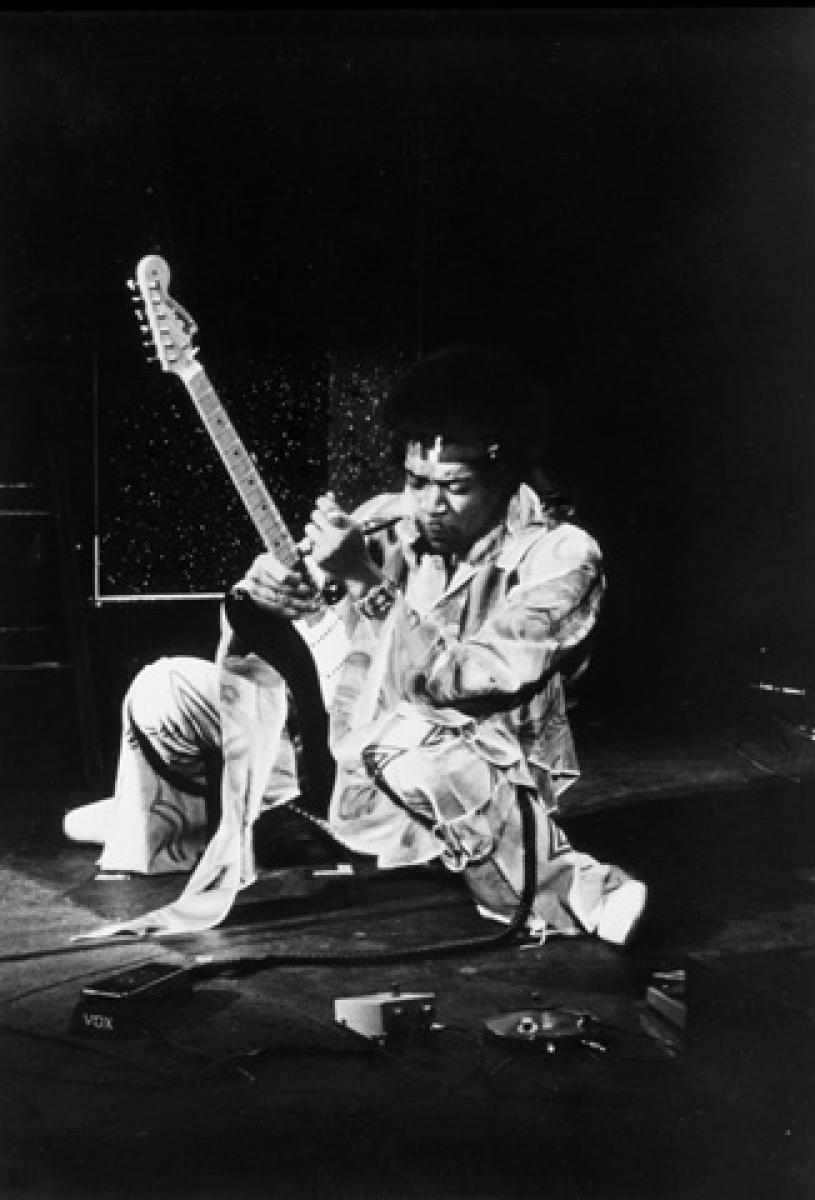 Jimi Hendrix Vintage Concert Photo Fine Art Print from Fillmore East