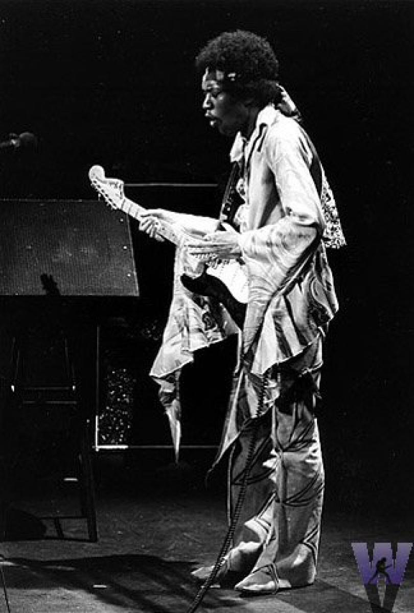 Jimi Hendrix Vintage Concert Photo Fine Art Print from Fillmore East