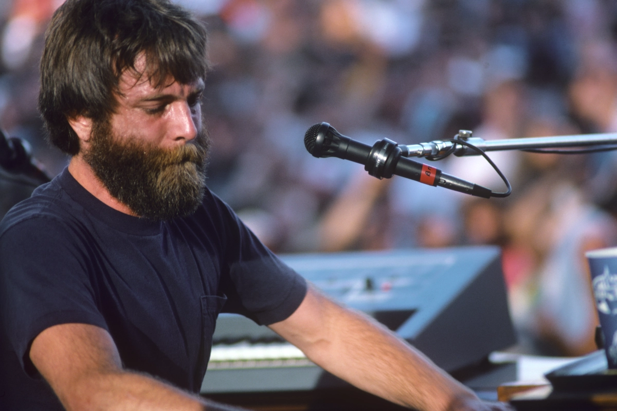 Brent Mydland Vintage Concert Photo Fine Art Print from Frost Amphitheatre,  May 2, 1987 at Wolfgangs