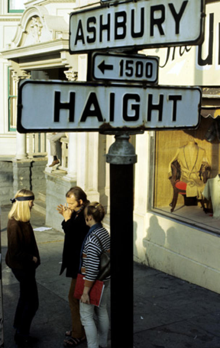 Haight Ashbury Portrait Art Print Haight Ashbury Portrait Art Print