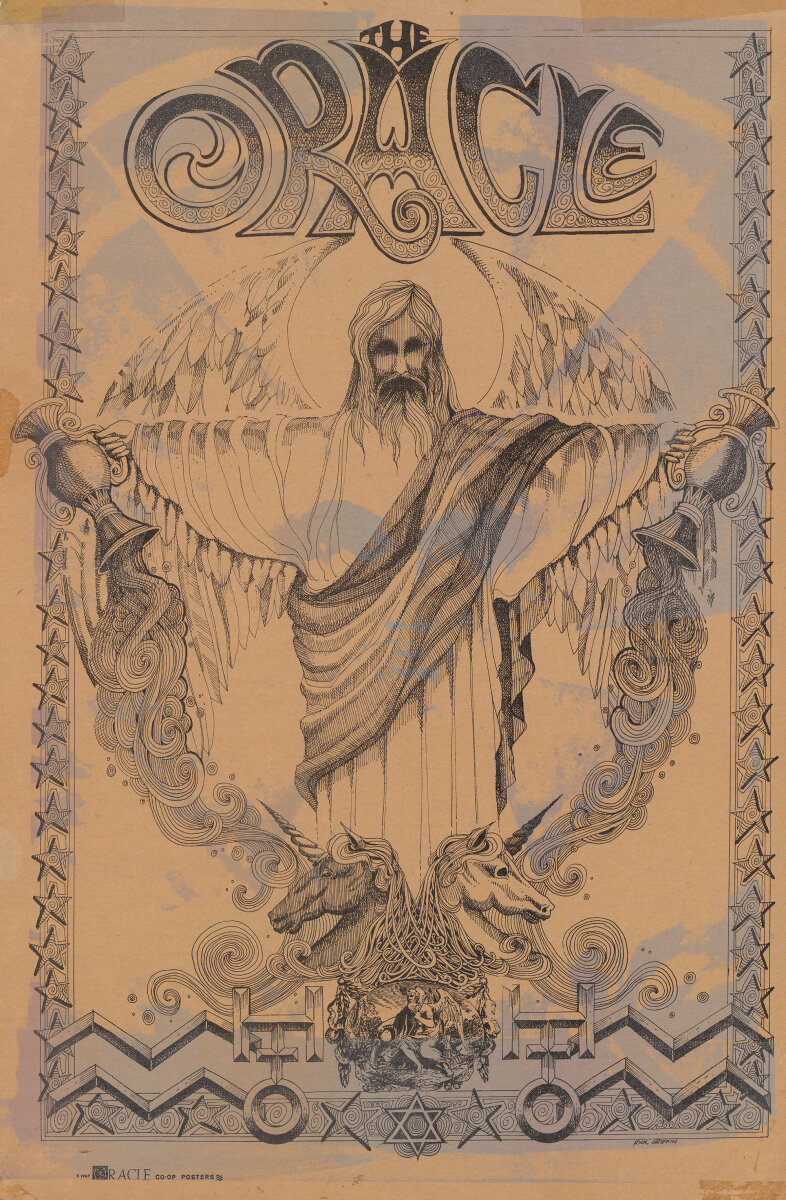 The Oracle Vintage Concert Poster from Oracle Office, Jan 7, 1967