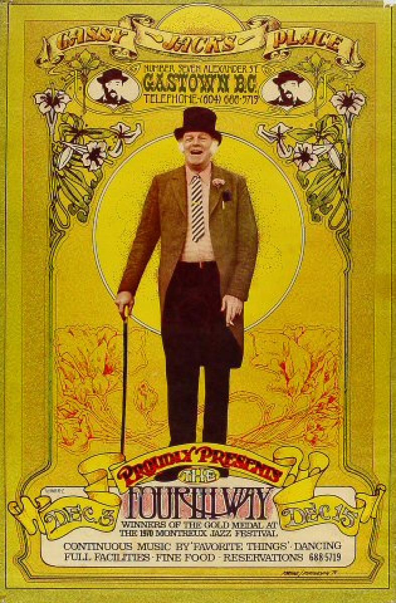 The Fourth Way Vintage Concert Poster from Gassy Jack's