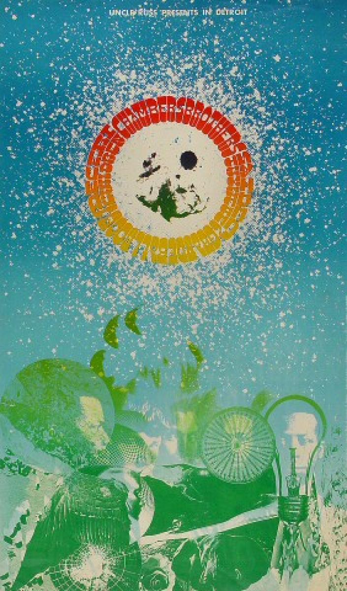 The Chambers Brothers Vintage Concert Poster from Grande Ballroom, Dec ...