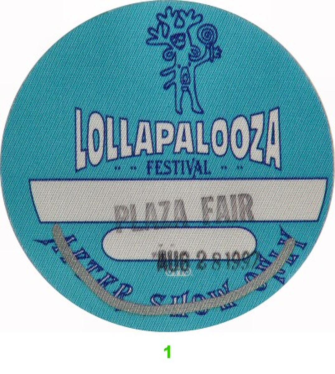 メガレア！LOLLAPALOOZA92！当時会場で地元警察からゲット！ビンテージ Lollapalooza Festival Backstage Pass from Harriet Island