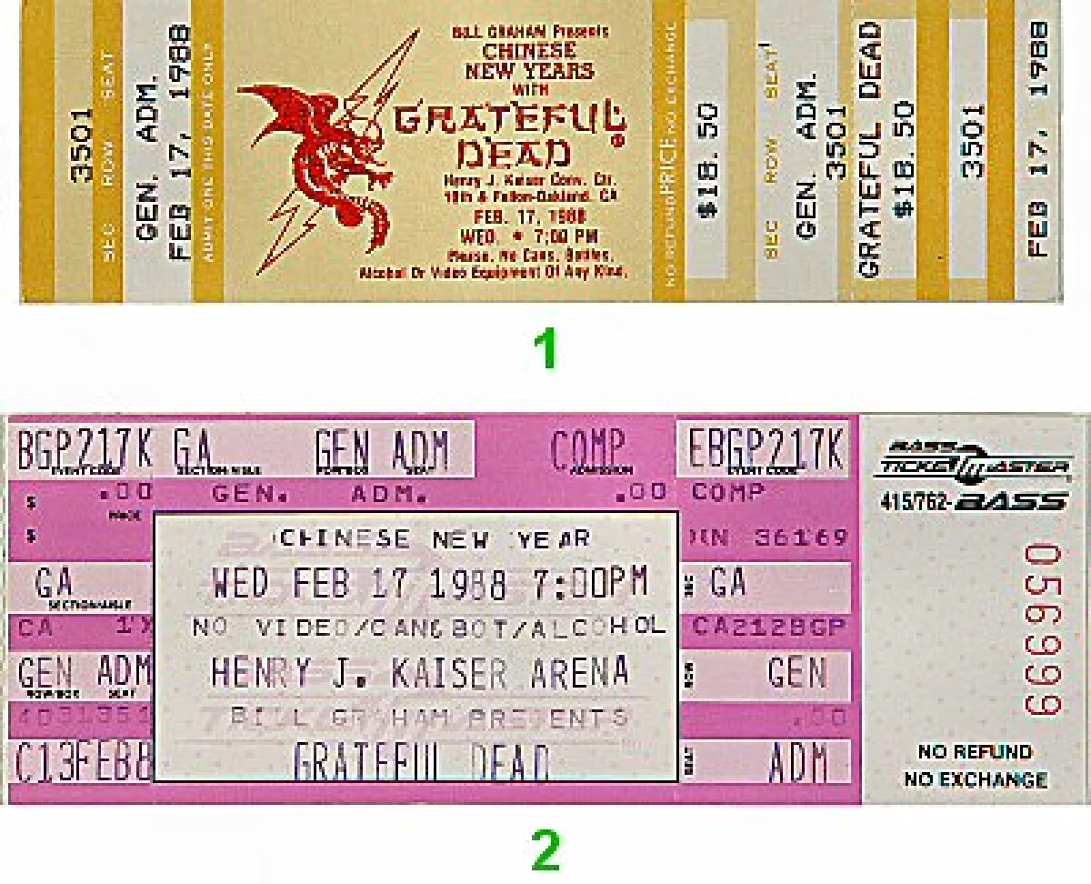 ticket tacotac du 25 mai 1988 - Ticket