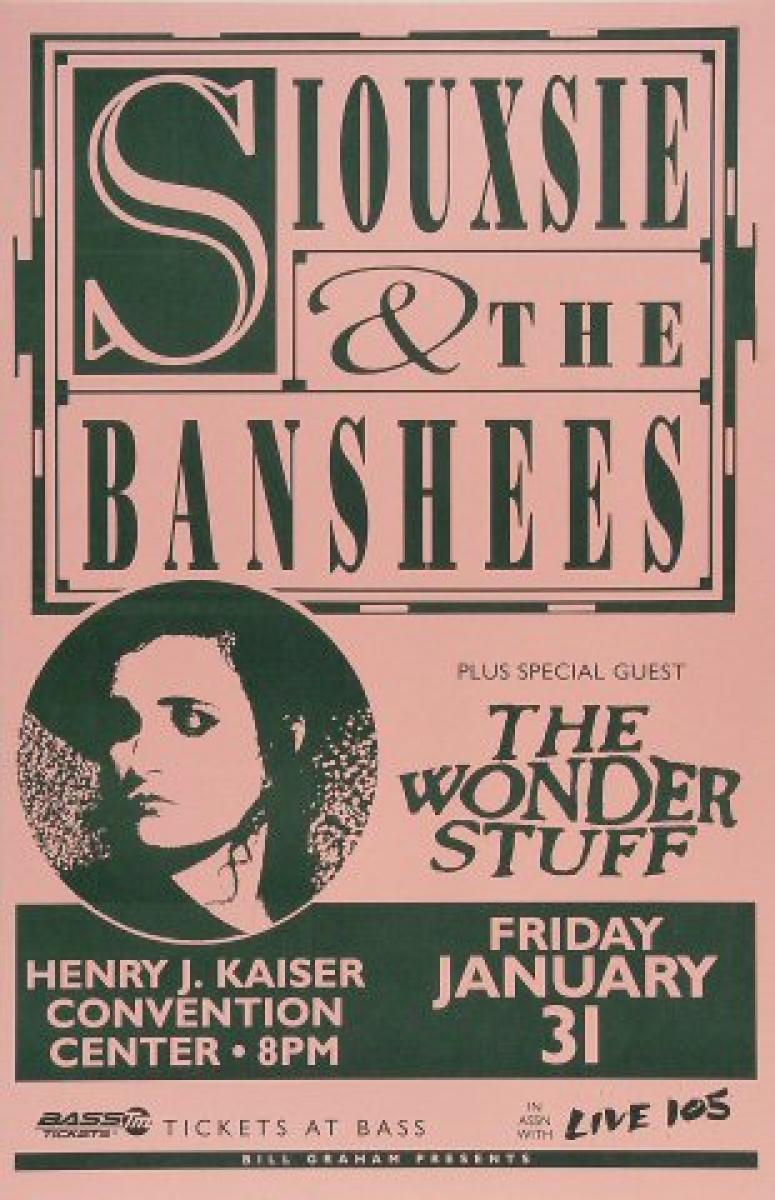 KOZIK SIOUXSIE ＆ THE BANSHEES ポスター　1st Siouxsie and the Banshees - Siouxsie Sioux framed in Album