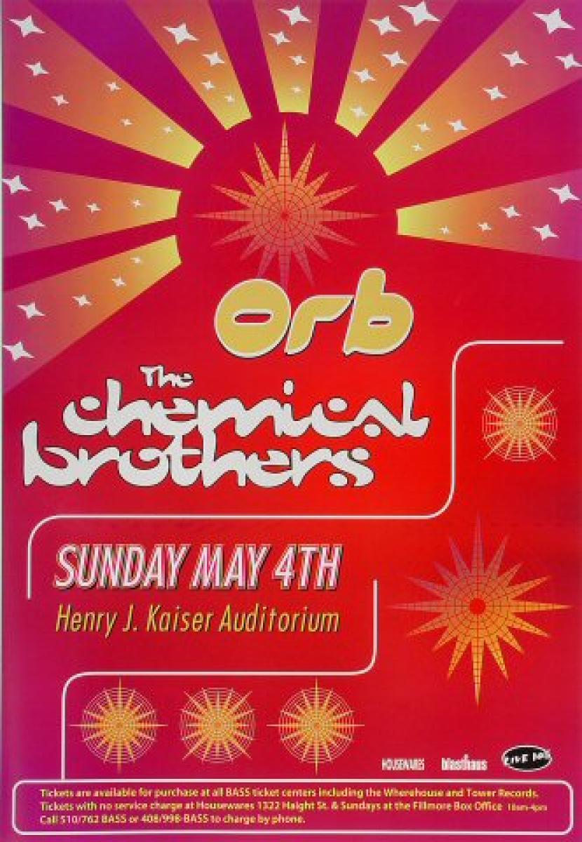 ヴィンテージ 1997年 The Chemical Brothers ポスター Vintage The Chemical Brothers 