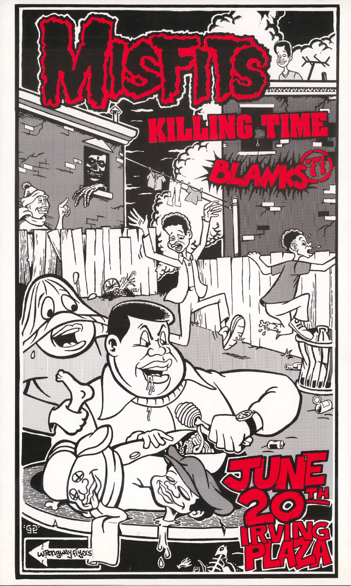 The Misfits Vintage Concert Poster from Irving Plaza, Jun 20