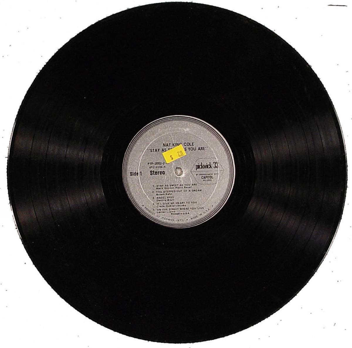 Nat King Cole Vinyl 12