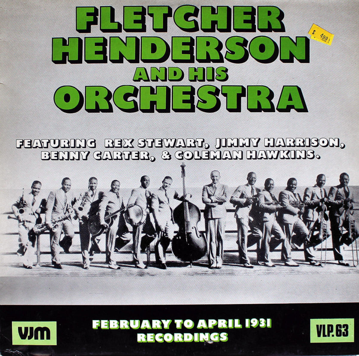 Fletcher Henderson And His Orchestra Vinyl 12" at Wolfgang's
