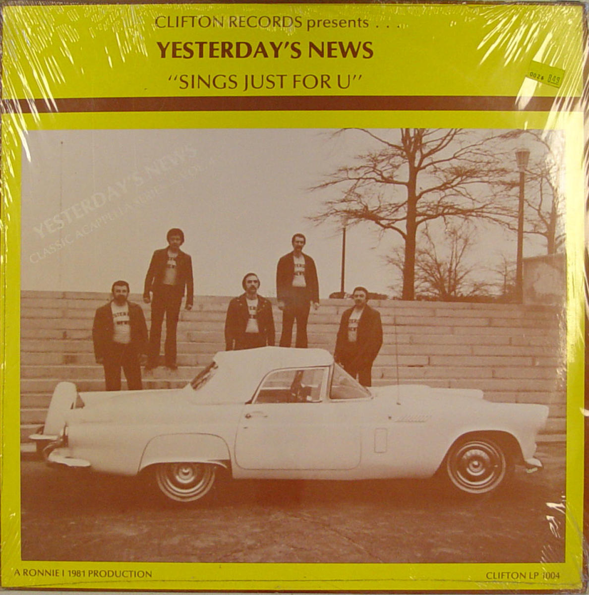 Yesterday's News Vinyl 12", 1981 at Wolfgang's