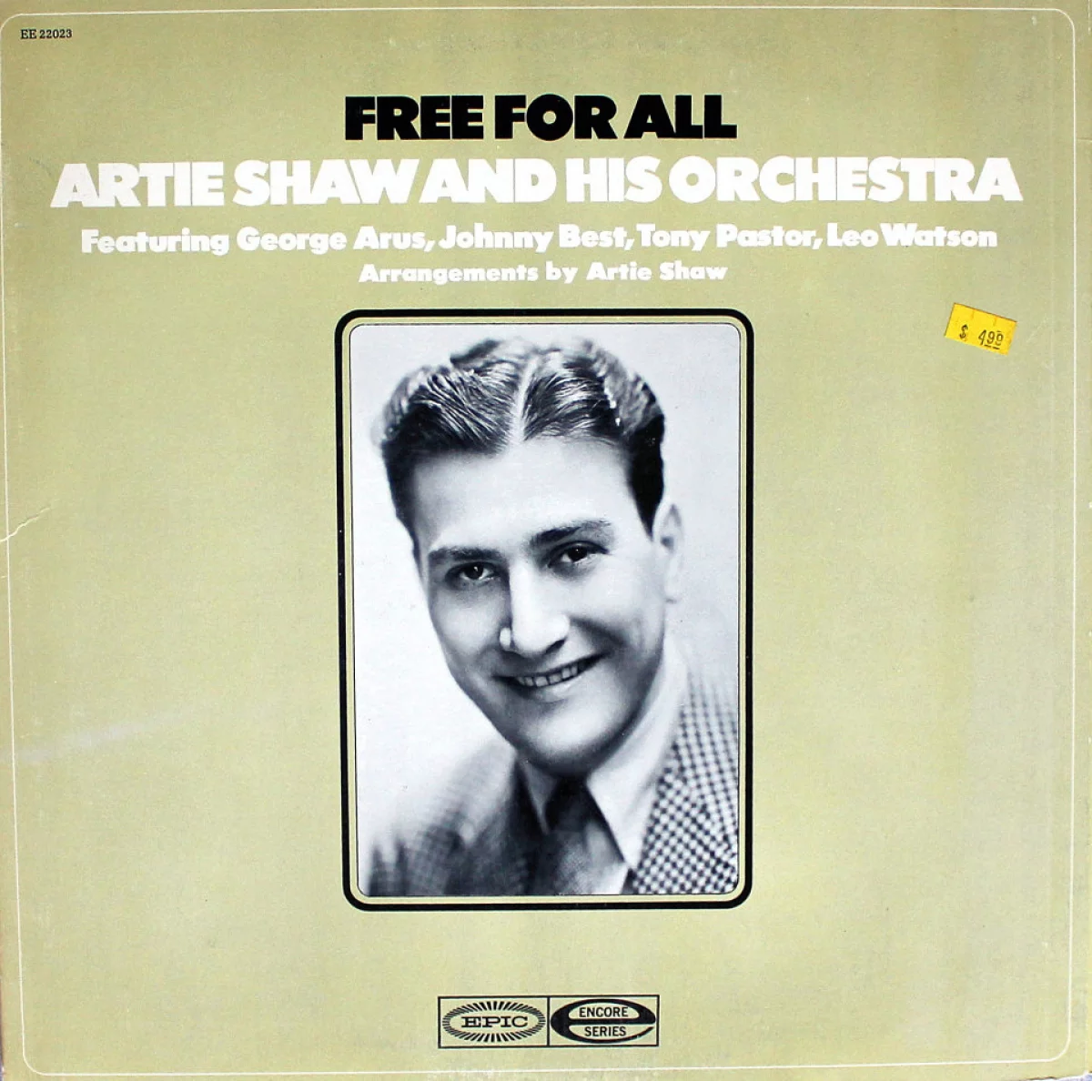 Artie Shaw and His Orchestra Vinyl 12