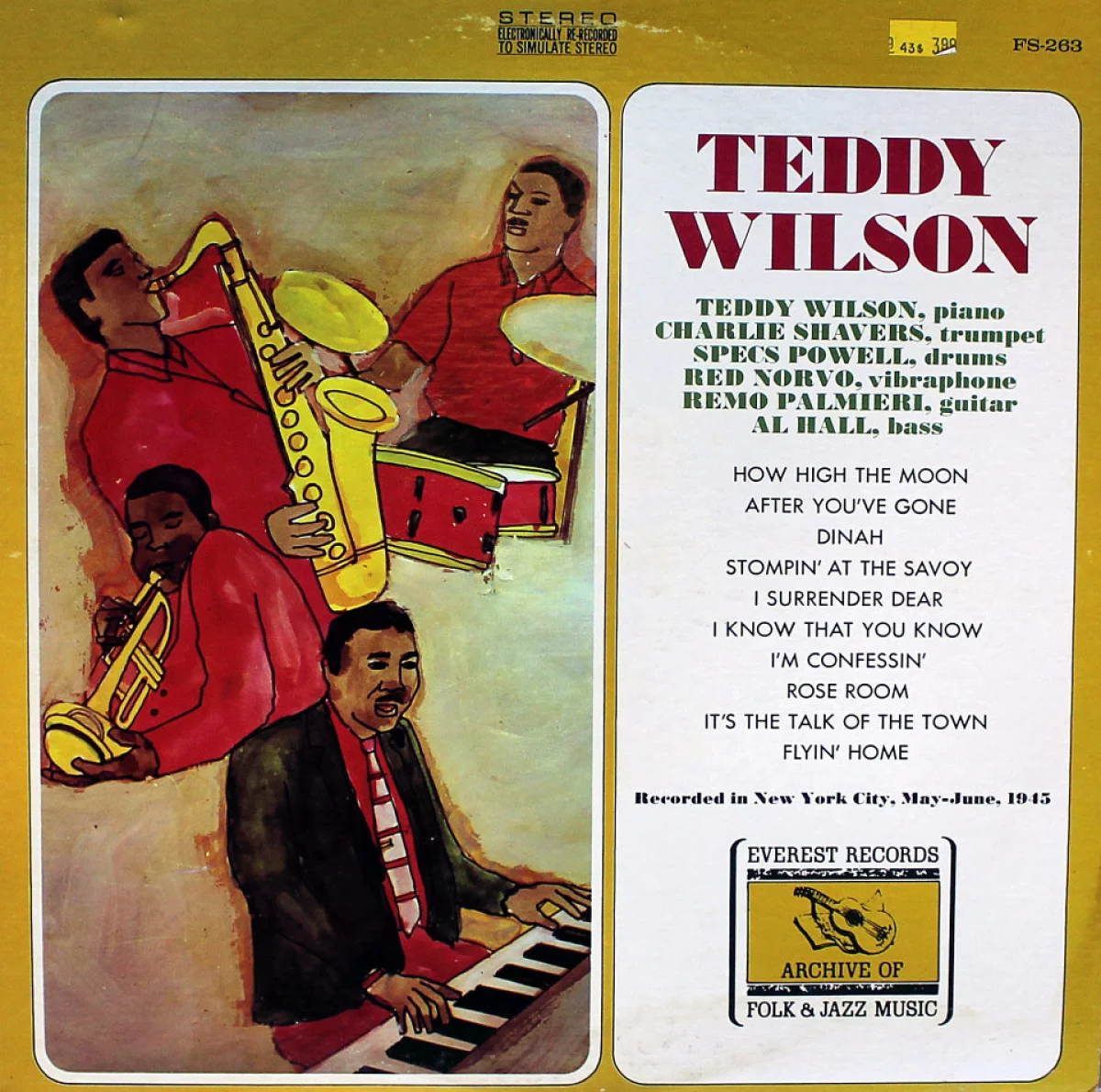 Teddy Wilson Vinyl 12