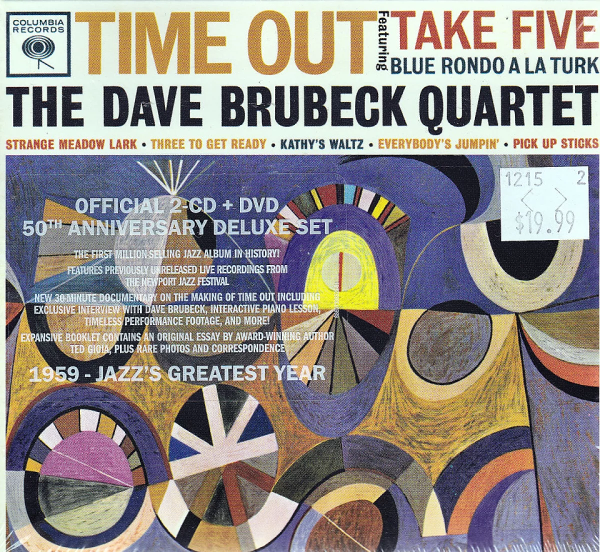 The Dave Brubeck Quartet CD, 1959 at Wolfgang's