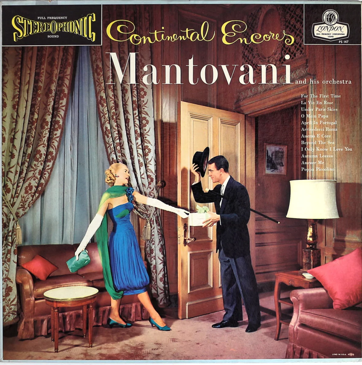 英DECCA SKL4093 MANTOVANI and HIS ORCHESTRA/OPERETTA MEMORIES ED1 - レコード