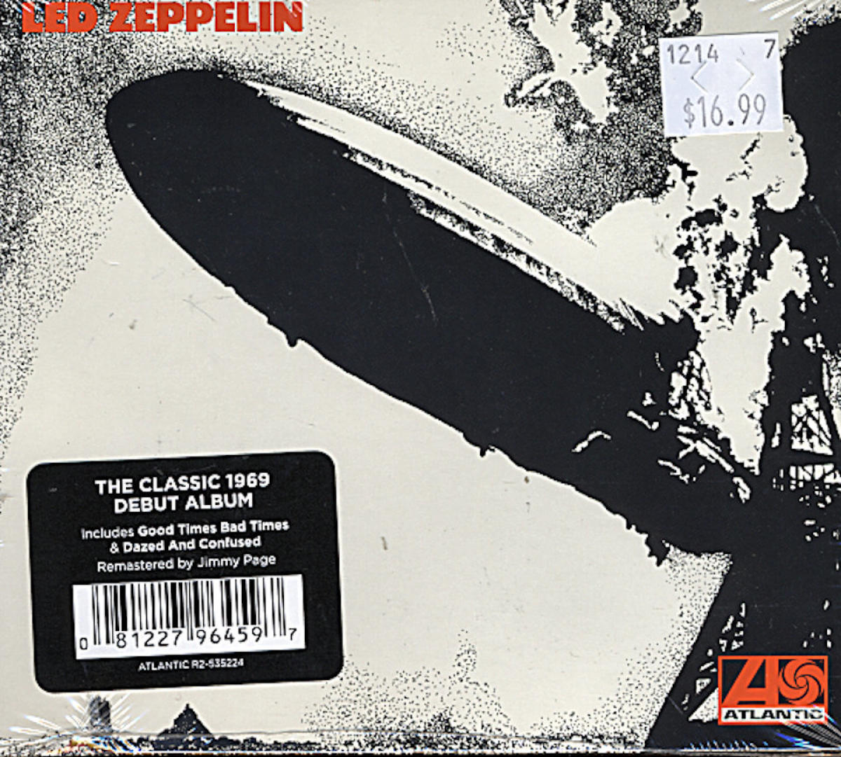 Led Zeppelin CD at Wolfgang's