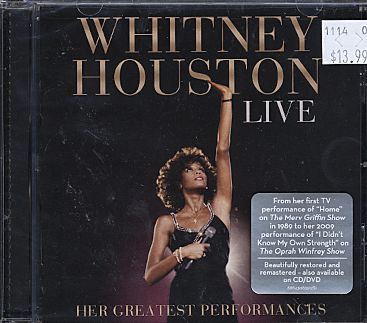 Whitney Houston CD, 2014 at Wolfgang's