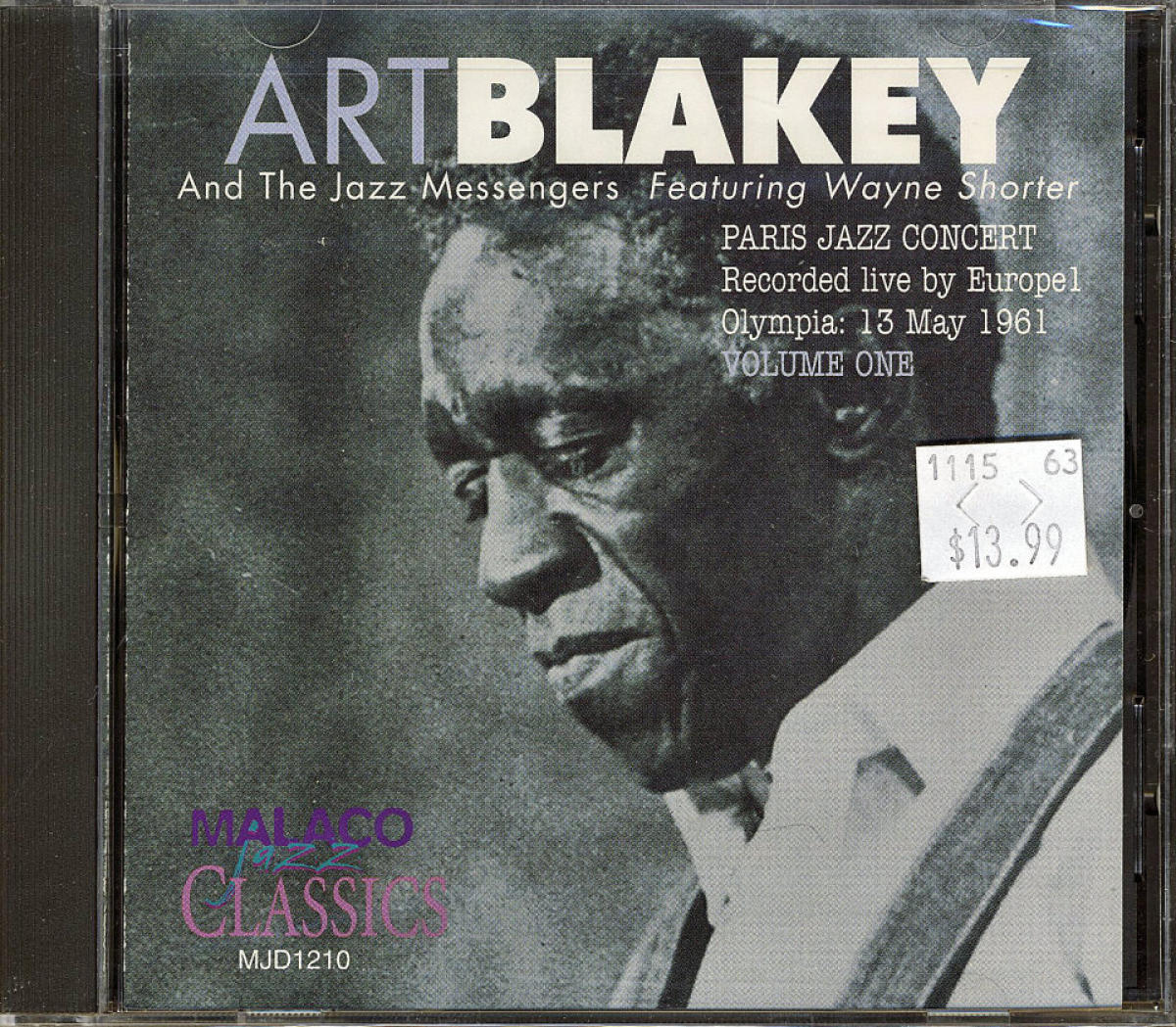 Art Blakey & the Jazz Messengers CD, 1999 at Wolfgang's