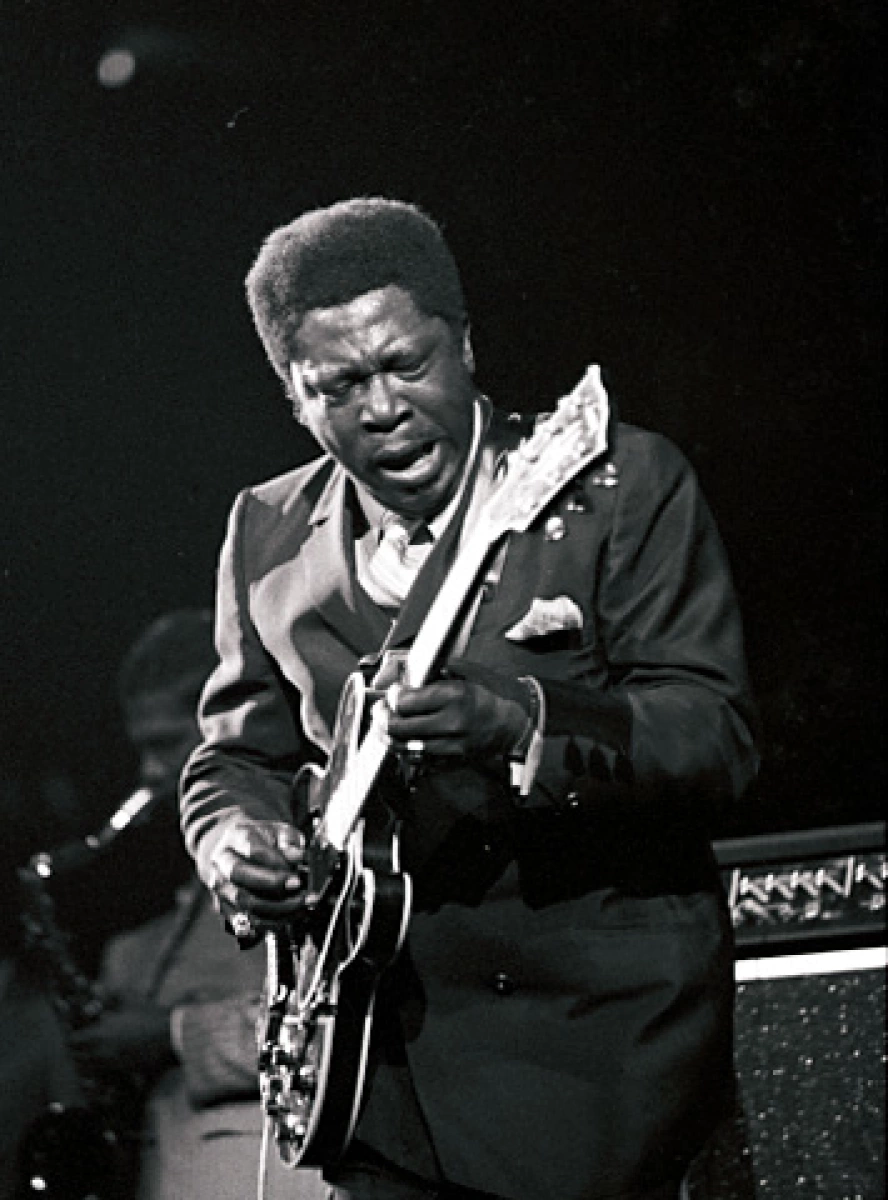 B.B. King Vintage Concert Photo Fine Art Print, 1969 At Wolfgang's