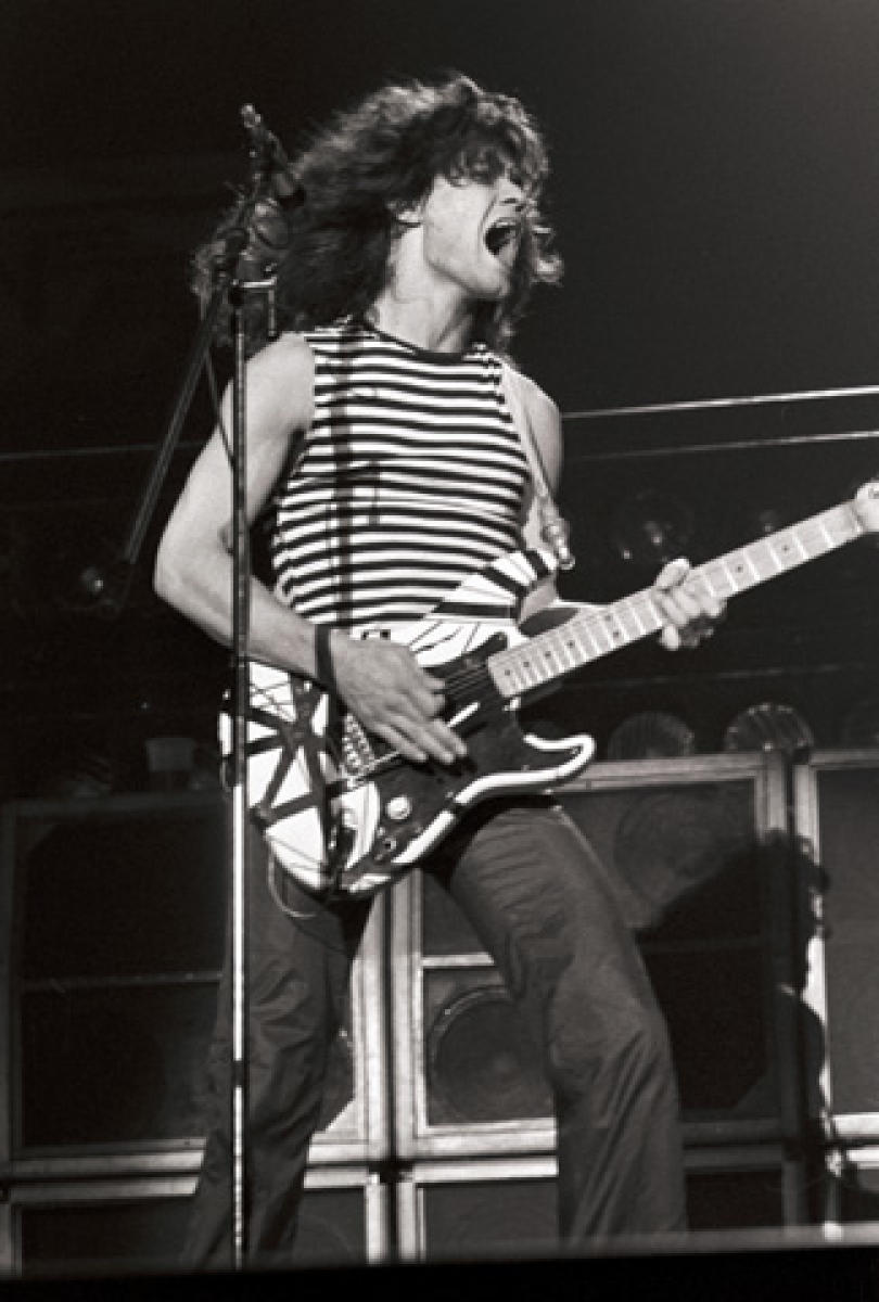 Eddie Van Halen Vintage Concert Photo Fine Art Print, 1978 At Wolfgang's