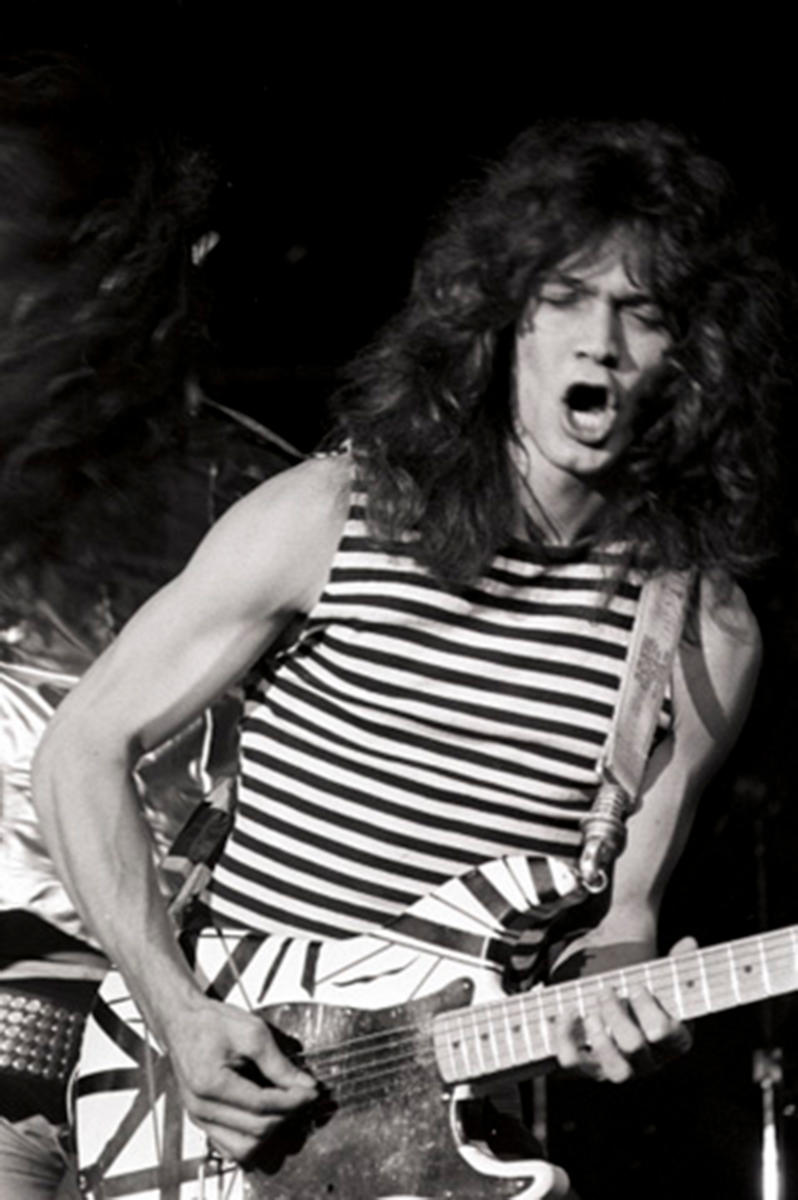 Eddie Van Halen Vintage Concert Photo Fine Art Print, 1978 at Wolfgang's