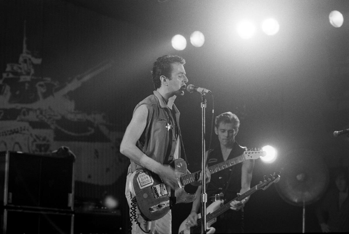 Joe Strummer Vintage Concert Photo Fine Art Print, 1982 At Wolfgang's