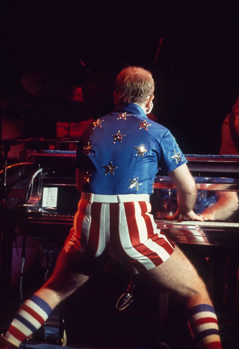 Elton John Vintage Concert Photo Fine Art Print, 1976 at Wolfgang's