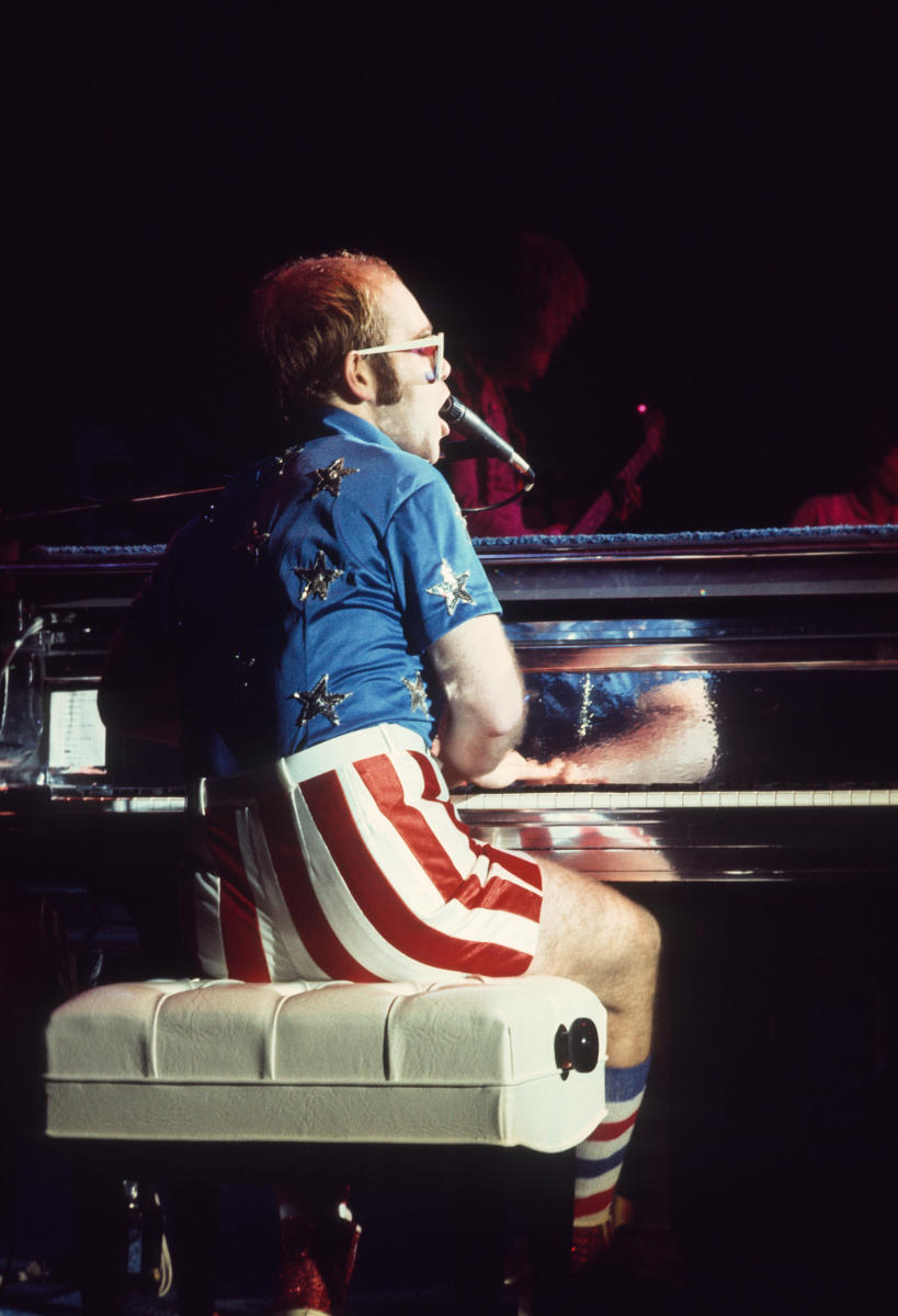 Elton John Vintage Concert Photo Fine Art Print, 1976 at Wolfgang's