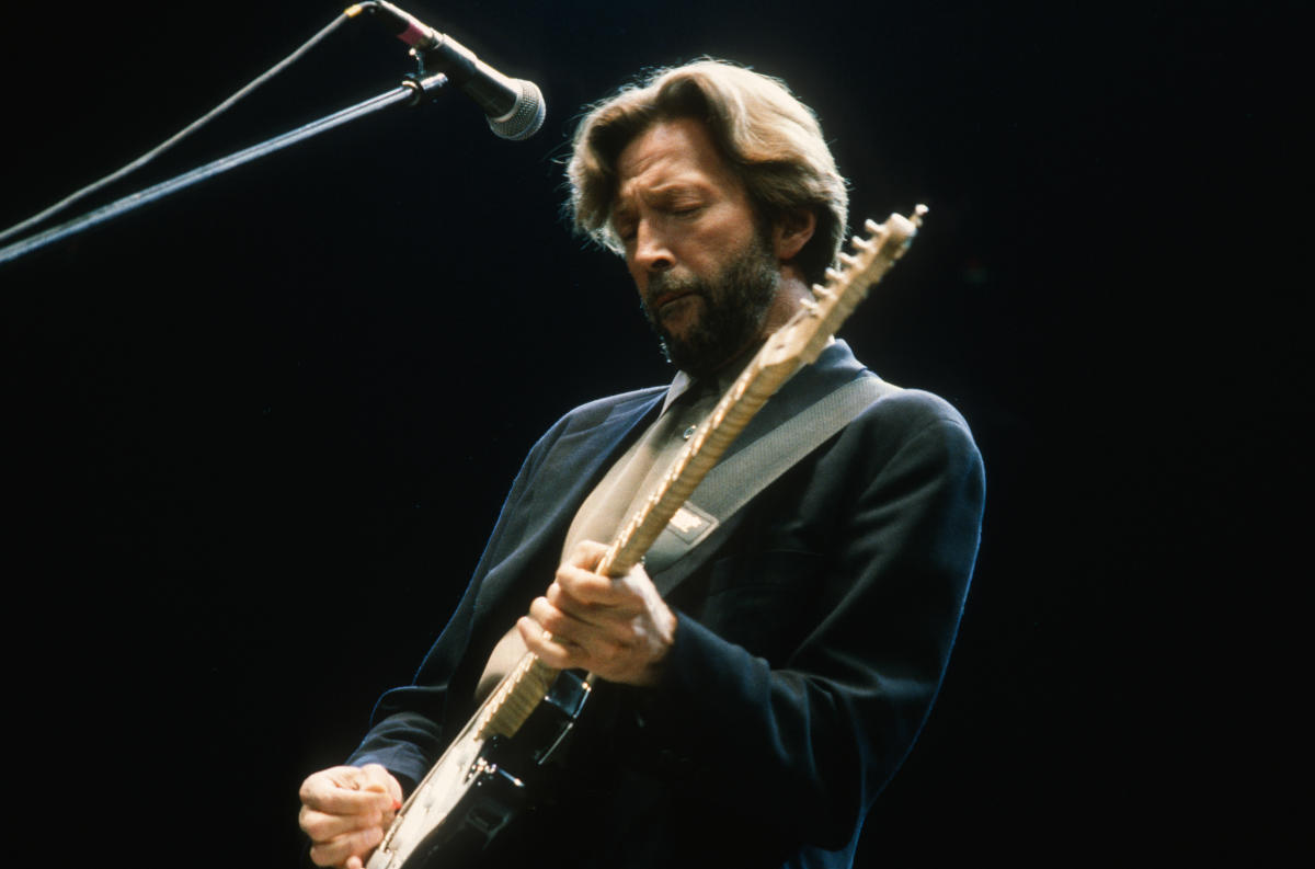 Eric Clapton Vintage Concert Photo Fine Art Print, 1992 at Wolfgang's