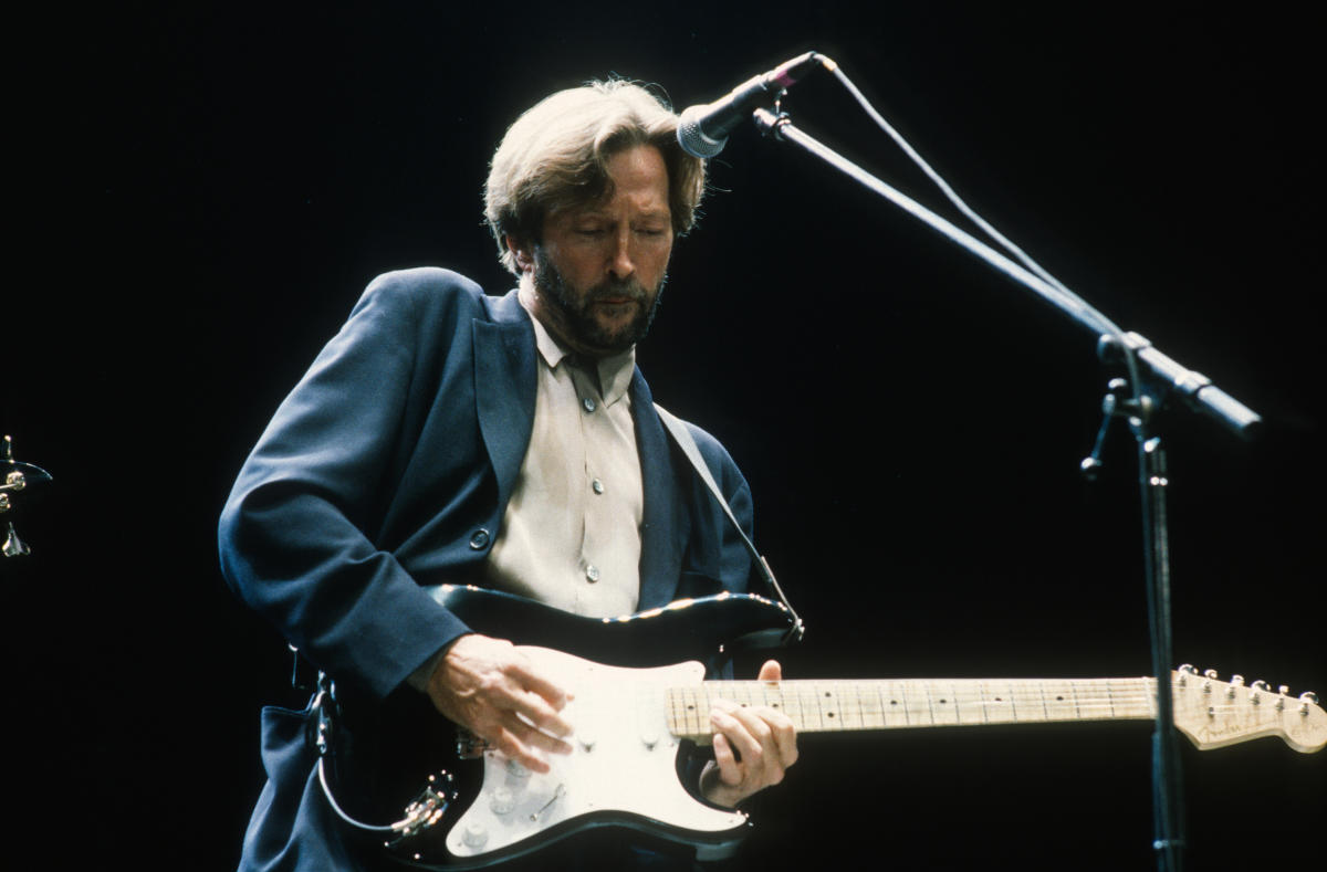 Eric Clapton Vintage Concert Photo Fine Art Print, 1992 at