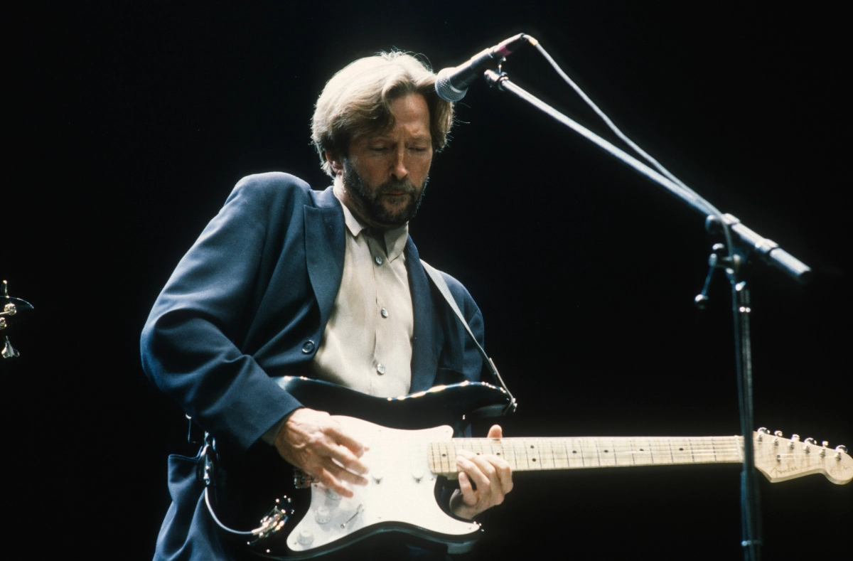 Eric Clapton Vintage Concert Photo Fine Art Print, 1992 at Wolfgang's