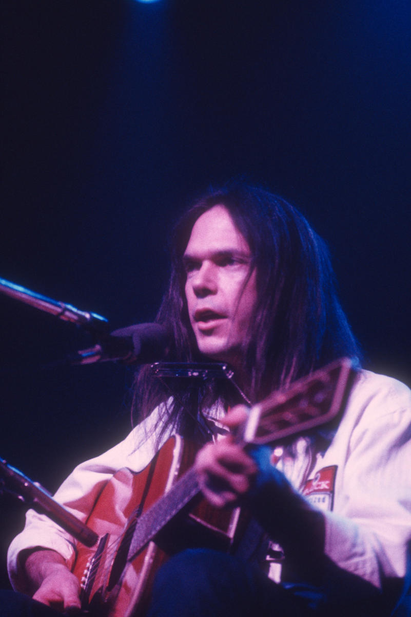 Neil Young Vintage Concert Photo Fine Art Print from Fillmore East ...