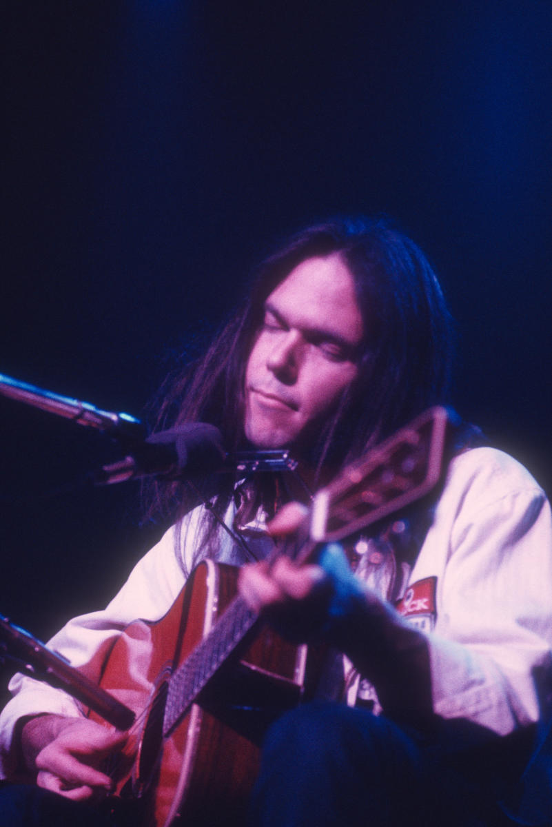 Neil Young Vintage Concert Photo Fine Art Print from Fillmore East ...