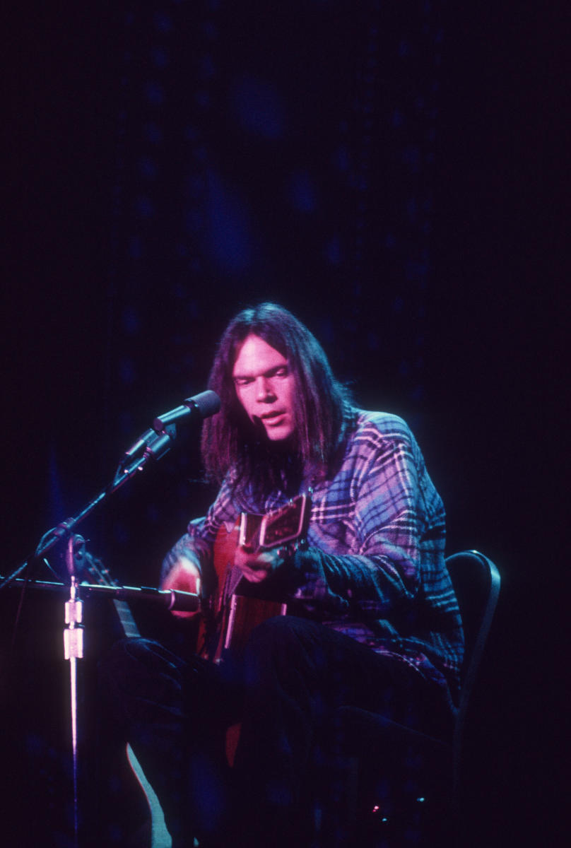 Neil Young Vintage Concert Photo Fine Art Print at Wolfgang's