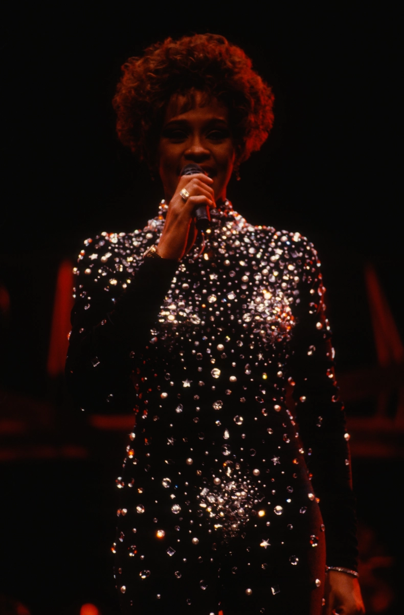 Whitney Houston Vintage Concert Photo Fine Art Print at Wolfgang's