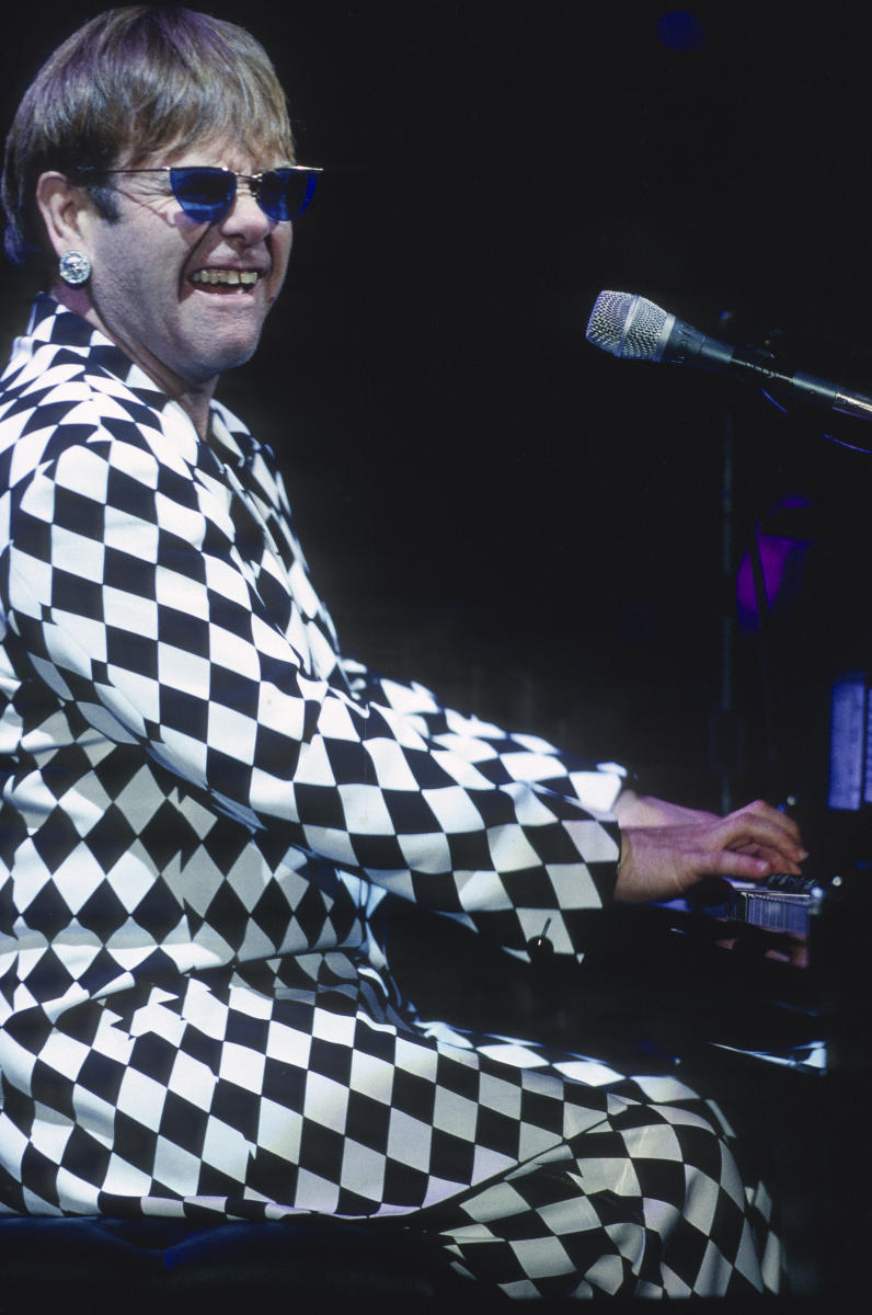 Elton John Vintage Concert Photo Fine Art Print at Wolfgang's