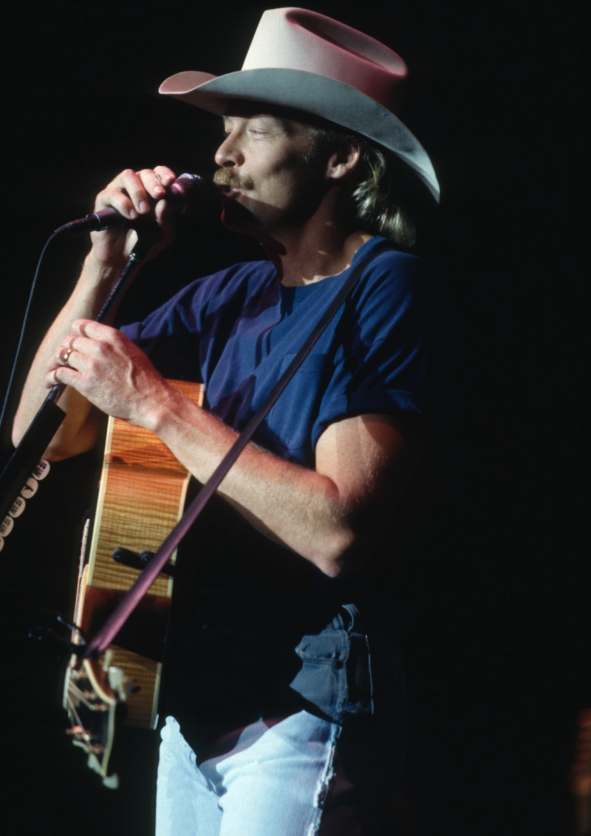 Alan Jackson Vintage Concert Photo Fine Art Print at Wolfgang's