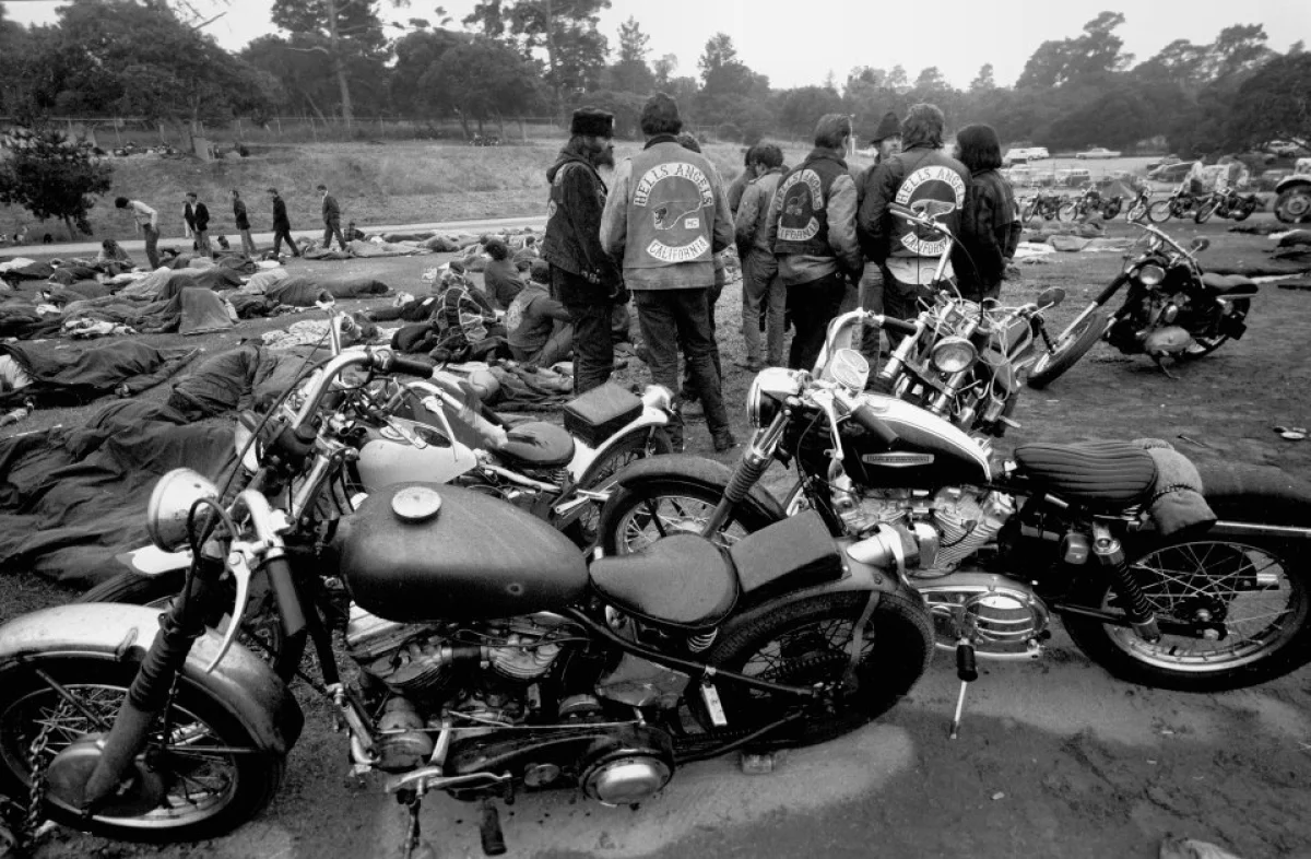 Hell S Angels Vintage Concert Photo Fine Art Print From Monterey Fairgrounds Jun 16 1967 At Wolfgang S