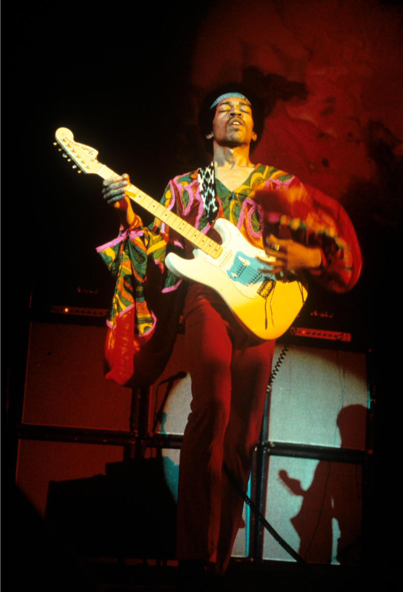 Jimi Hendrix Vintage Concert Photo Fine Art Print from