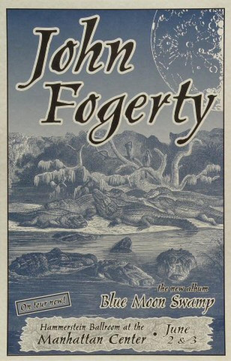 John Fogerty Vintage Concert Poster from Manhattan Center, Jun 2, 1997 ...