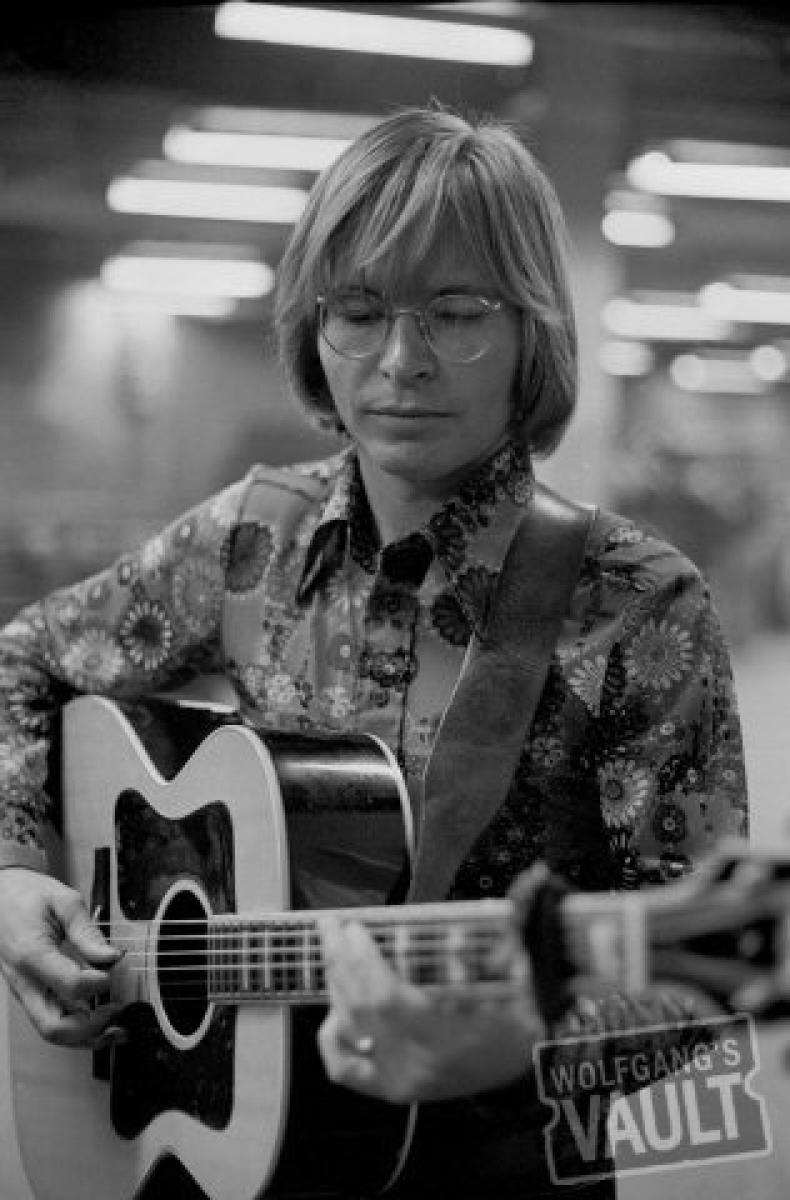John Denver Vintage Concert Photo Fine Art Print from Madison Square Garden, May 31, 1973 at