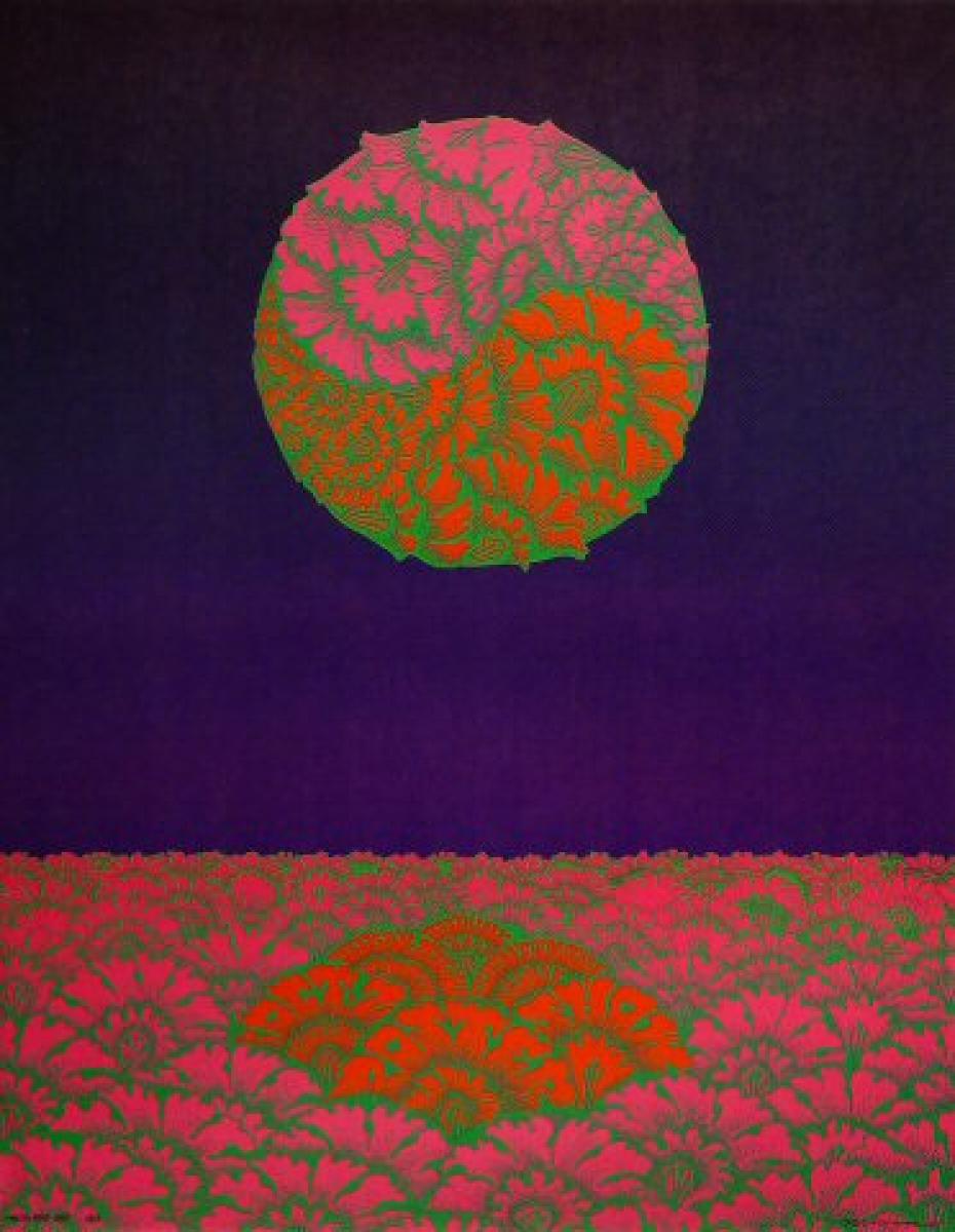 Neon Rose #21 Vintage Concert Poster from Nieman Marcus Exhibition