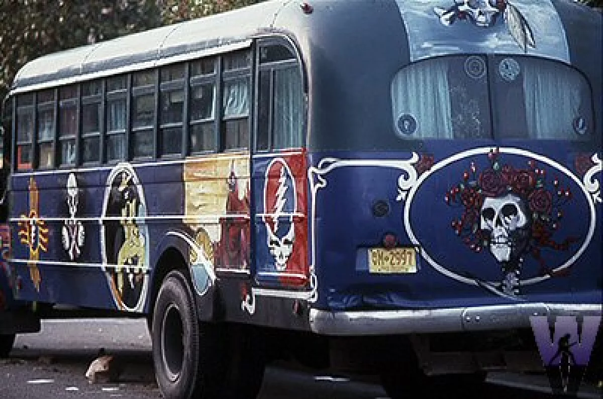 Tour Bus Vintage Concert Photo Fine Art Print from Oakland Auditorium, Dec  26, 1982 at Wolfgang's