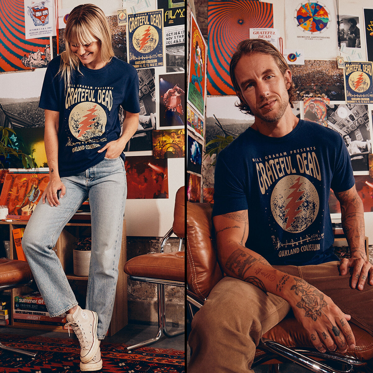 Grateful Dead Tシャツ 2015 Levi's Stadium Grateful Dead T Shirt 50 Years Tour 2015 Levis Stadium Rock