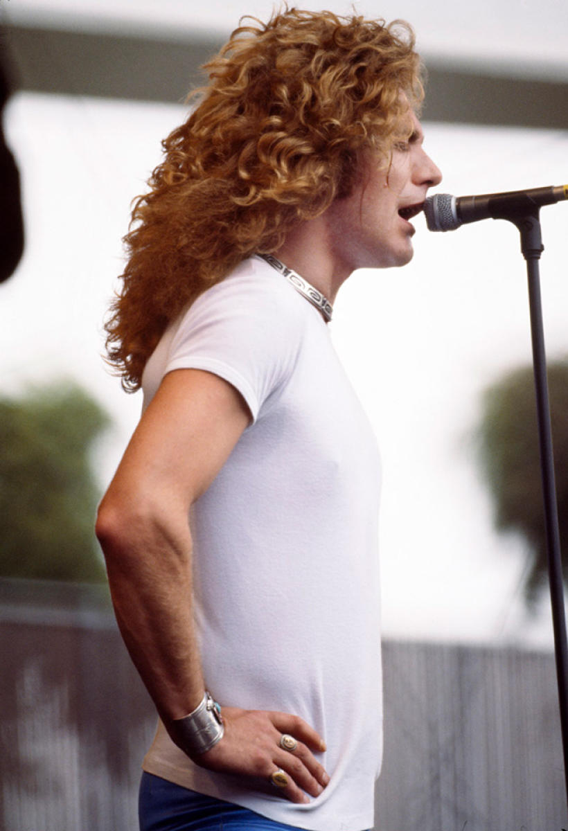 Robert Plant Vintage Concert Photo Fine Art Print from Oakland Coliseum