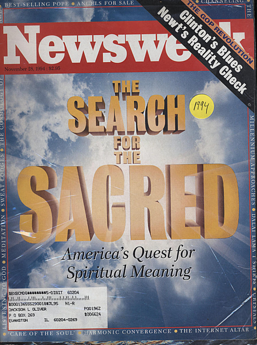 Newsweek November 28, 1994 at Wolfgang's