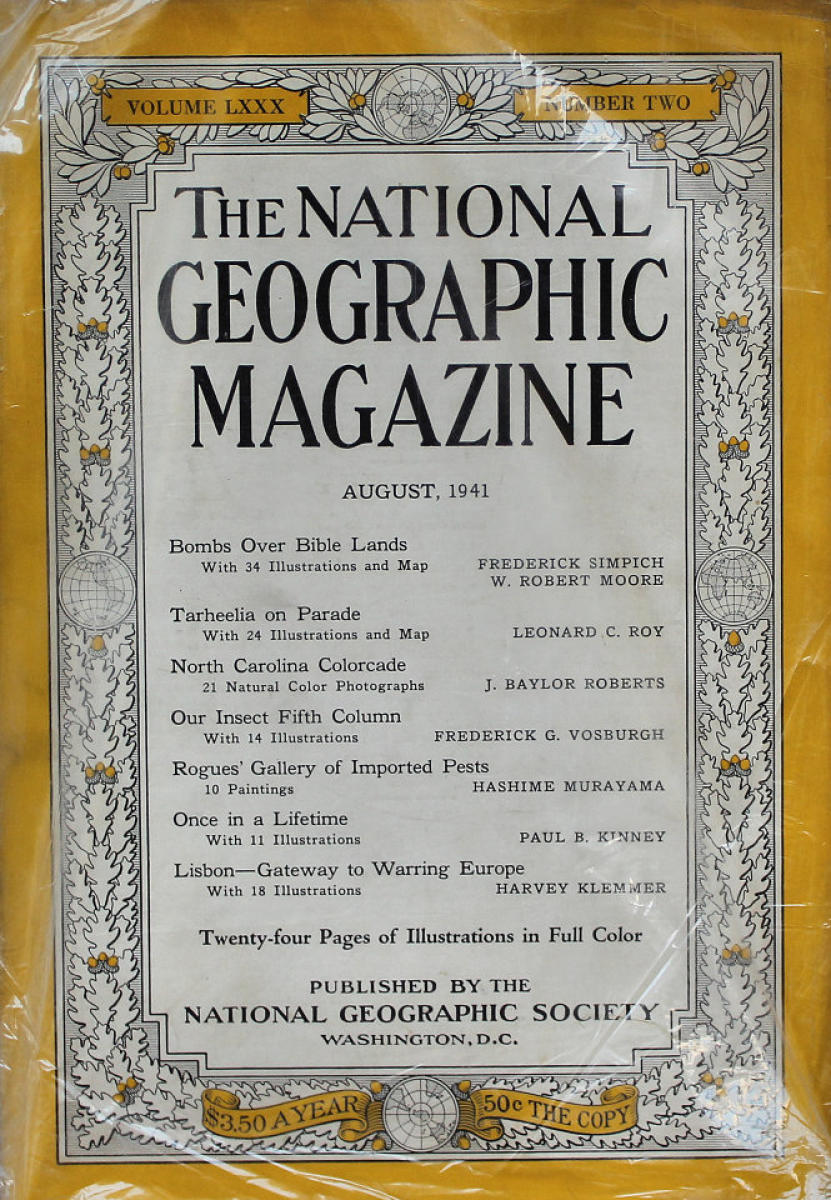 National Geographic | August 1941 at Wolfgang's