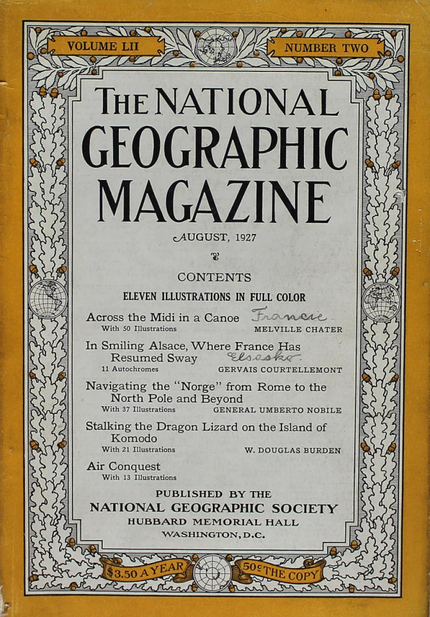 National Geographic August 1927 At Wolfgangs